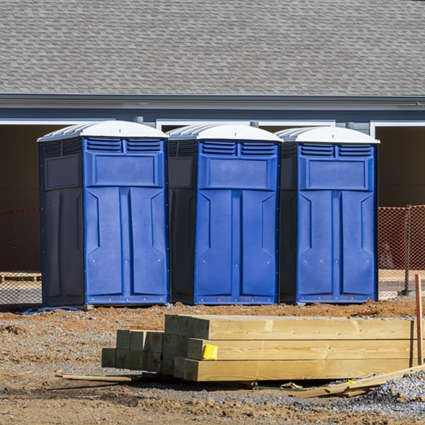 what is the maximum capacity for a single portable restroom in Big Rock Tennessee